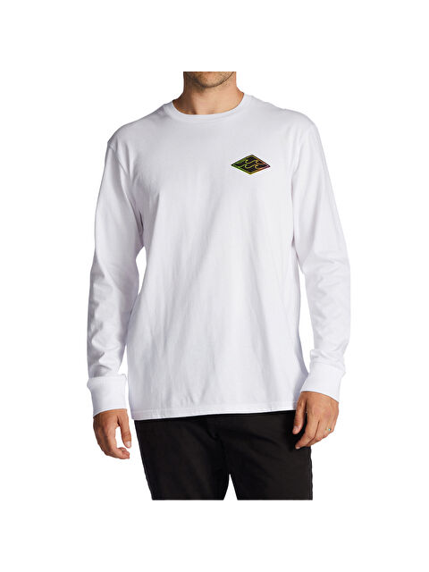 Billabong Crayon Wave Ls Erkek Beyaz Tişört - S000501382-20063