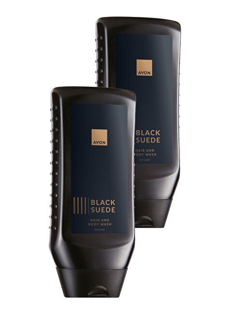 AVON Black Suede Erkek Saç ve Vücut Şampuanı 250 Ml. İkili Paket - S000511651-10231