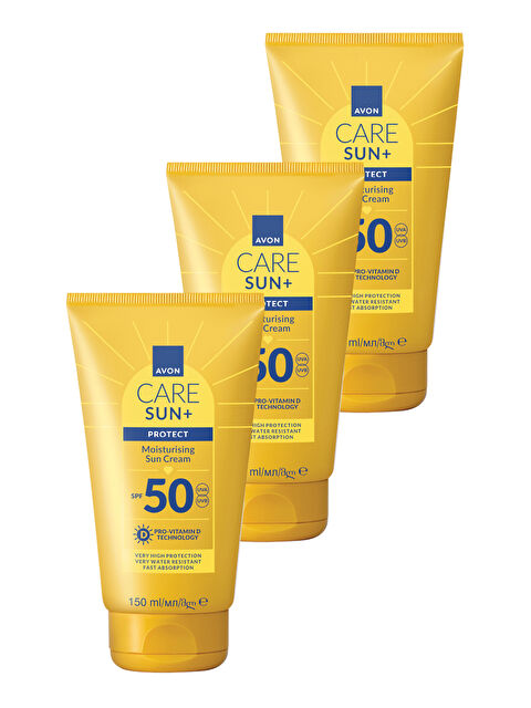 AVON Care SUN+PROTECT Nemlendirici Güneş Kremi SPF50 150 Ml. Üçlü Paket - S000511661-10231