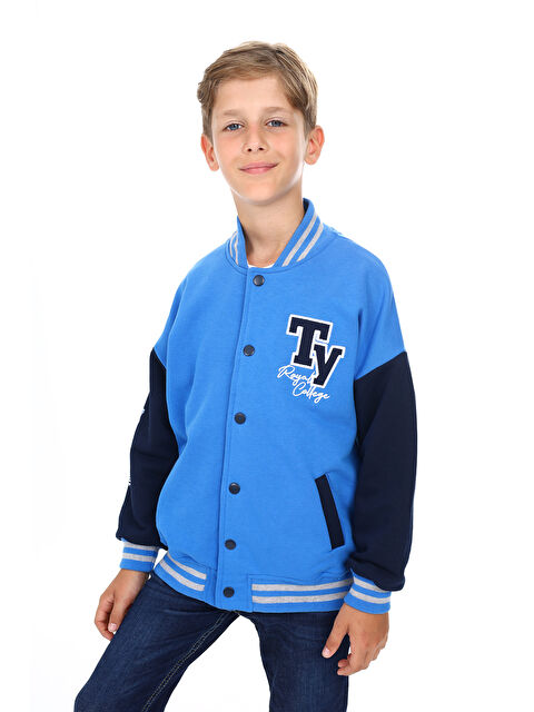 Toontoykids Erkek Çocuk Nakışlı Kolej Hırka - S000306103-23710