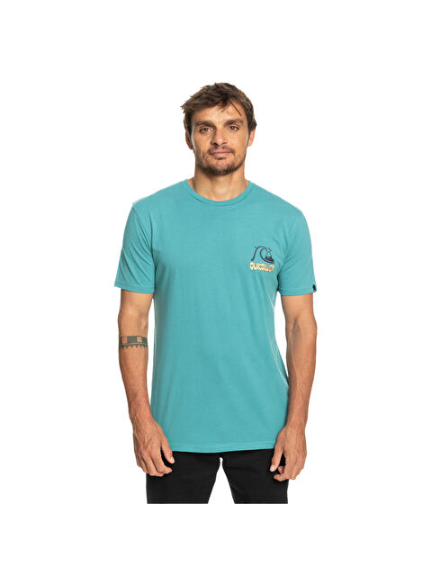 Quiksilver Riseshine Erkek Mavi Tişört - S000489026-17234