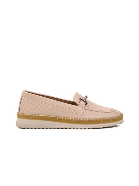Ayakmod Bej Kadın Loafer Ayakkabı 651497 - S000147572-19927