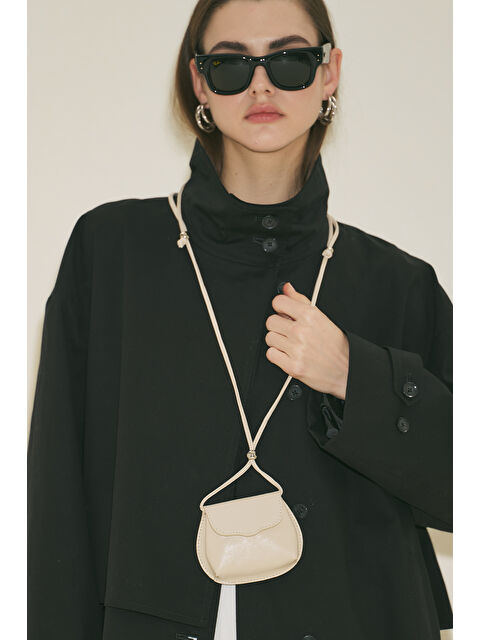 Manuka Nına Mini Cüzdan Çanta Bej