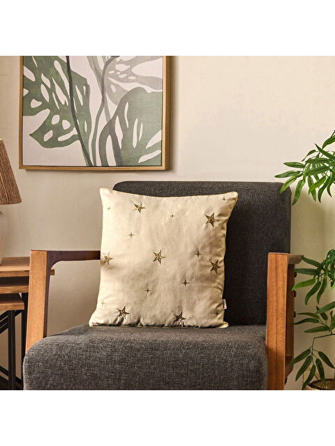 Evidea Soft Luna Kırlent - Ekru - 45x45 cm - S000511692-19965