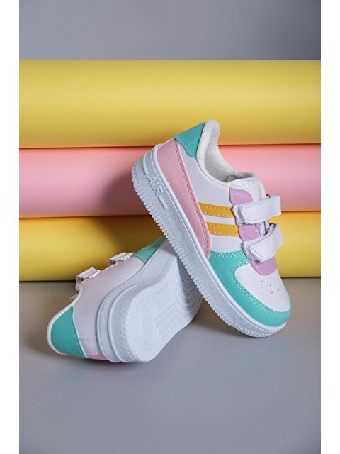 Oksit Ezra Air Kalın Taban Bantlı Unisex Bebek Çocuk Sneaker - S000125599-20054