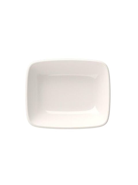 TABAK EVİ Porselen Quadro Dikdörtgen Kayık Tabak 14X9,8cm Tekli - S000490602-23173