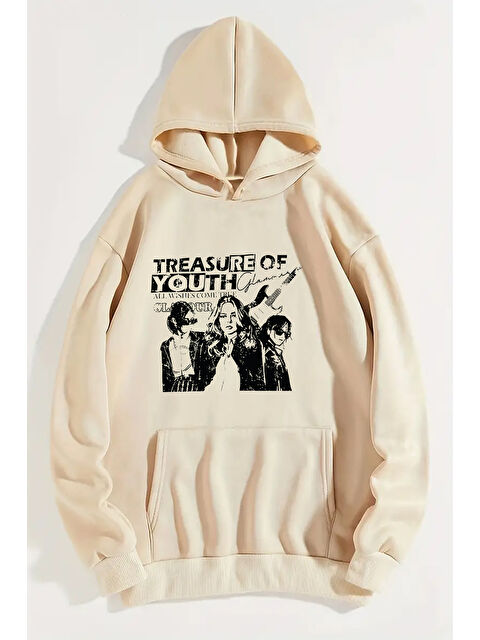 uyguntarz Treasure Of Youth Baskılı Oversize Sweatshirt - S000266327-19928