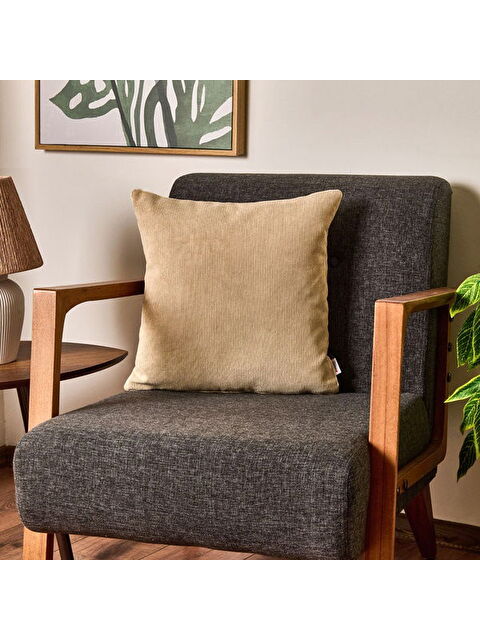 Evidea Soft Penny Kırlent - Bej - 43x43 cm - S000511708-19928