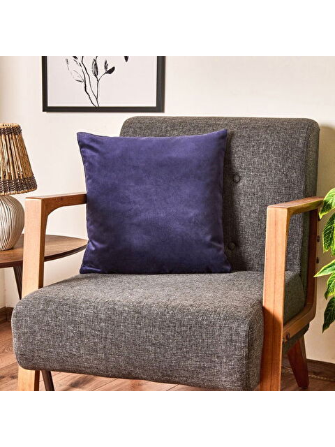 Evidea Soft Shiney Kırlent - Lacivert - 40x40 cm - S000511710-21164