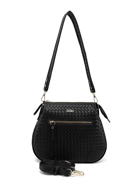 GÖNDERİ(R) Kadın YENİ SİYAH Uzun Askılı Omuz Çantası