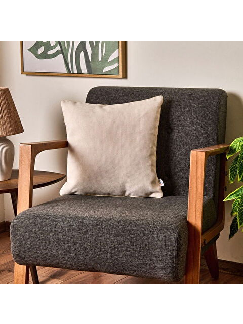 Evidea Soft Penny Kırlent - Gri - 43x43 cm - S000511714-17234