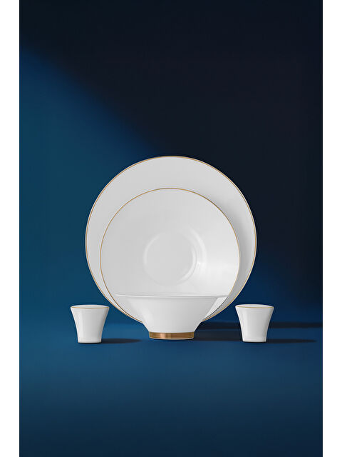 Nehir Siena Gold Majestic 57 Parça Porselen Yemek Takımı - S000490643-20063