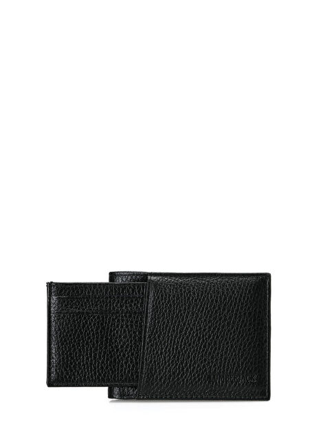 Lumberjack Cüzdan Erkek Siyah STD DERI FULL