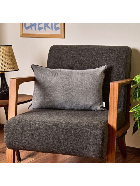 Evidea Soft Oras Kırlent - Gri - 35x55 cm - S000511718-20600