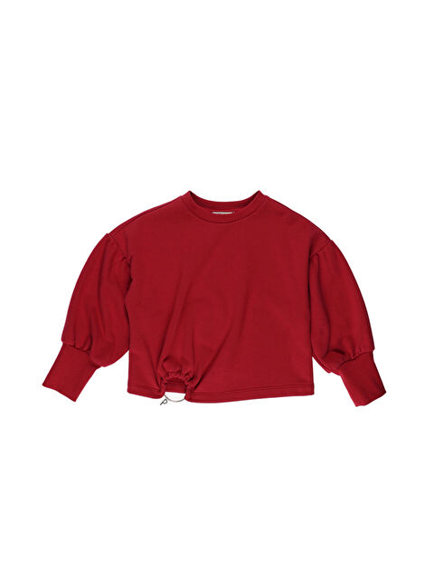 Panço Kız Çocuk Aksesuar Detaylı Sweatshirt - S000332056-20045