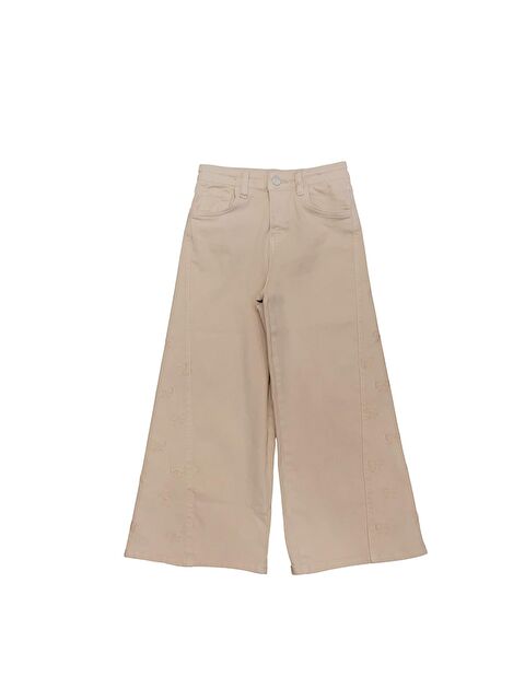 Little Star Kız Çocuk Fiyonk Nakışlı Pantolon - S000359230-25636