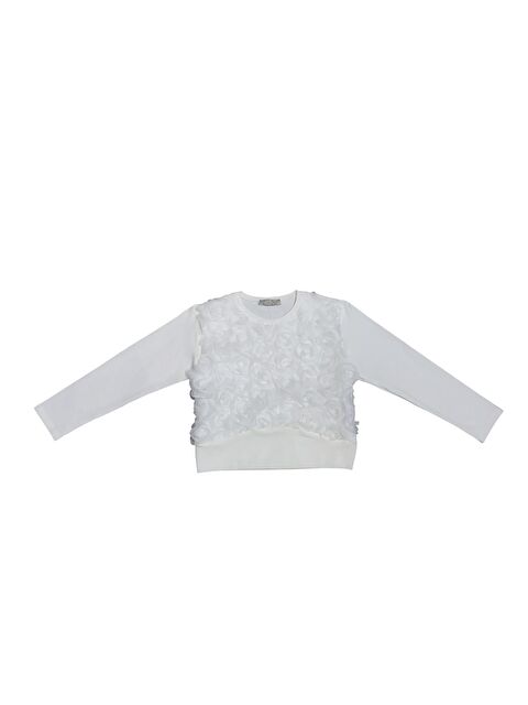 Little Star Kız Çocuk Gül Kaplamalı Bluz - S000359231-19965