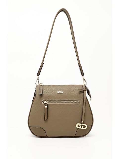 GÖNDERİ(R) BEJ-VİZON  Orta Boy Kadın Omuz Çantası Q6855 - S000165637-37219