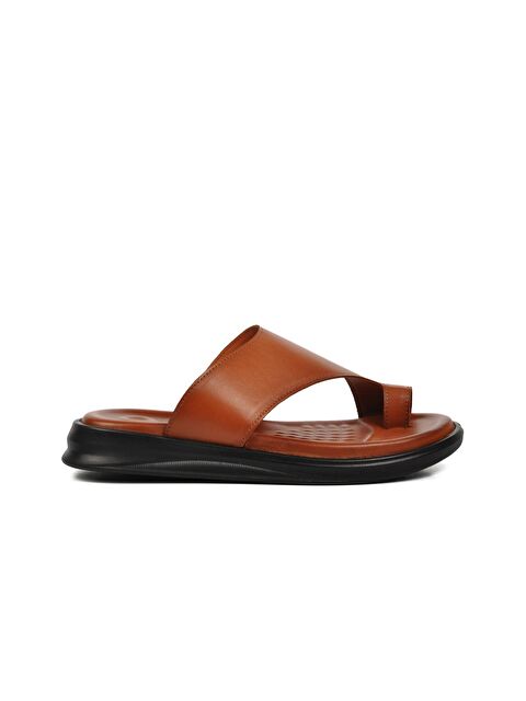 Ayakmod Taba Hakiki Deri Erkek Terlik 482024 - S000147567-37454