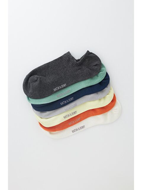 Katia And Bony Karışık Renkli 7'li Patik Çorap - S000214306-20013