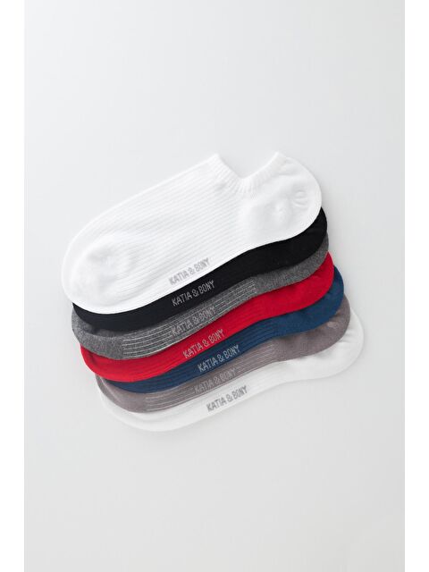 Katia And Bony Karışık Renkli 7'li Patik Çorap - S000214306-20045