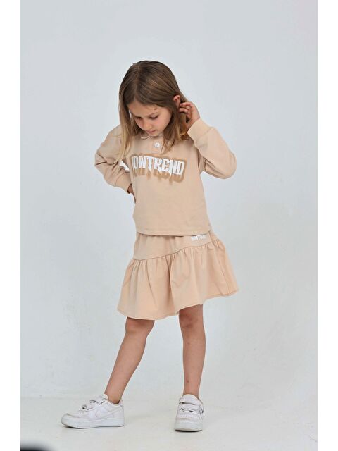 Toontoykids Kız Çocuk Nowtrend Baskılı Etekli Takım - S000425974-19928