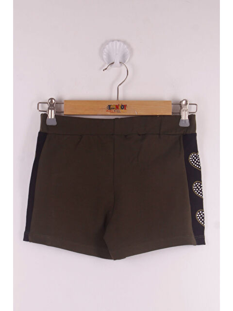 Toontoykids Kız Çocuk Kalp Nakışlı Şort