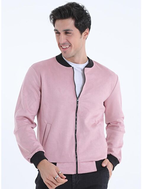 Comstar Erkek Dar Kesim Nubuk Süet Astarsız Elastanlı Su Itici Kolej Ceket - S000213002-7152