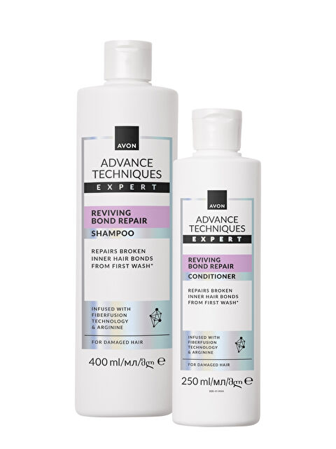 AVON Advance Techniques Expert Saç Bağlarını Güçlendiren Şampuan ve Saç Kremi Paketi - S000511727-10231