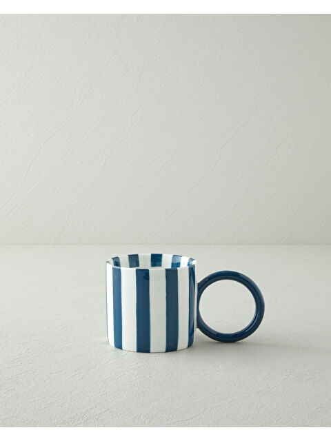 English Home Boldy Lines New Bone China Kupa 350 ml Mavi - S000490653-17234