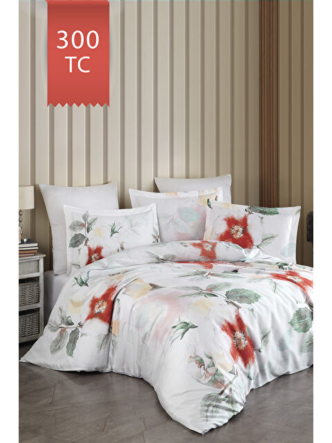 Varol Royal Saten Çift Kişilik 300TC Nevresim Takımı - ARUNA - S000450912-23173