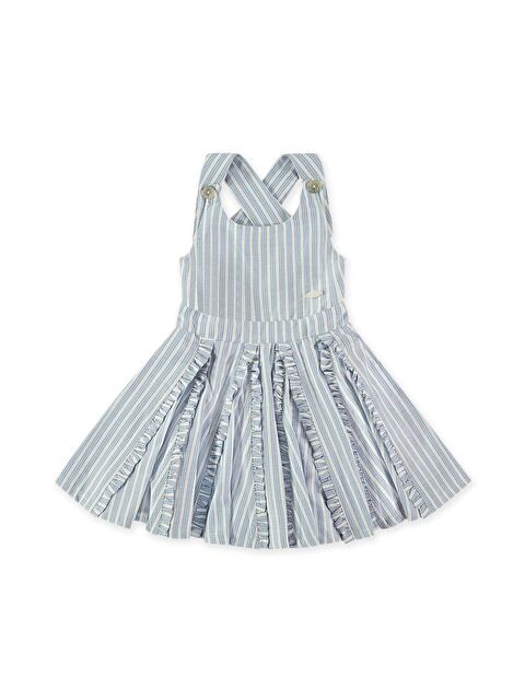 Pan Con Chocolate Kız Çocuk Elbise Mavi - S000516211-17234