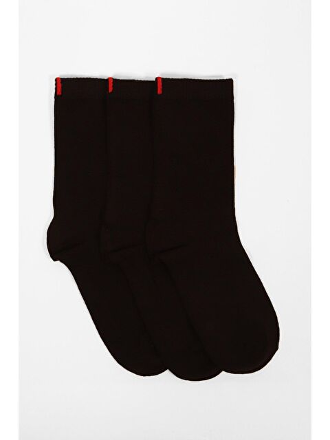 Katia And Bony 3'lü Paket Kadın Harold Bambu Soket Çorap Siyah/Siyah/Siyah - S000231264-19351