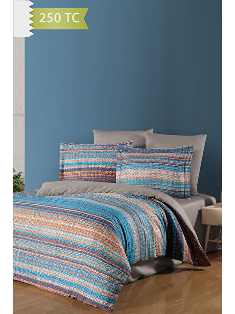 Varol 250 TC Bambu Karışımlı Pamuk Saten Nevresim Takımı – Family Size - TRİOLOGY - S000450926-23173