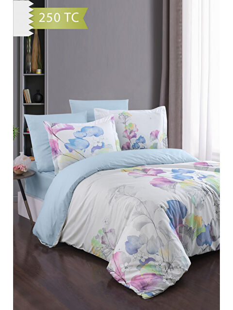 Varol 250 TC Bambu Karışımlı Pamuk Saten Nevresim Takımı – Family Size - NİCE - S000450927-23173