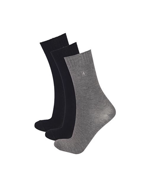 Katia And Bony 3'lü Paket Melissa Modal Kadın Çorap Siyah-Antrasit-Siyah - S000231271-37430
