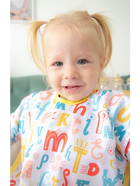 Babyjem Baskılı Blw Kollu Önlük Harf Desen - S000133458-20072