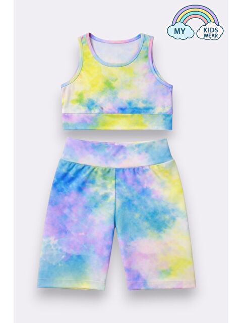 My Kids Wear Kız Çocuk Çok Amaçlı Batik Desenli Mayo & Spor Takımı 12431 - S000501981-20024