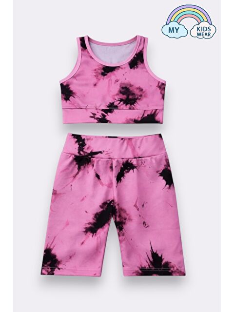 My Kids Wear Kız Çocuk Çok Amaçlı Desenli Mayo & Spor Takımı 12440 - S000501981-23173