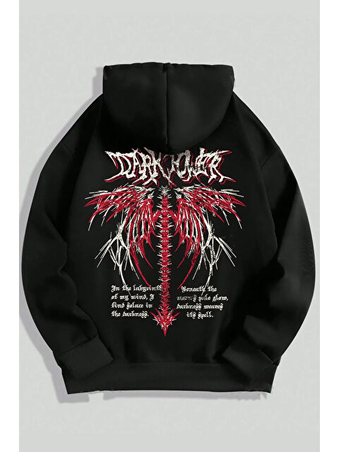 uyguntarz Dark Baskılı Oversize Sweatshirt - S000283694-19351
