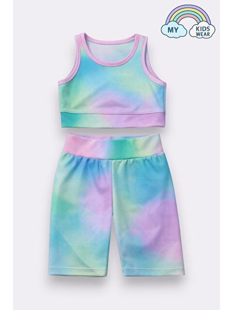 My Kids Wear Kız Çocuk Çok Amaçlı Batik Desenli Mayo & Spor Takımı 12439 - S000501981-27207