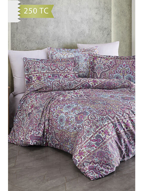 Varol 250 TC Bambu Karışımlı Pamuk Saten Nevresim Takımı – Çift Kişilik - ETERNITY - S000450948-23173