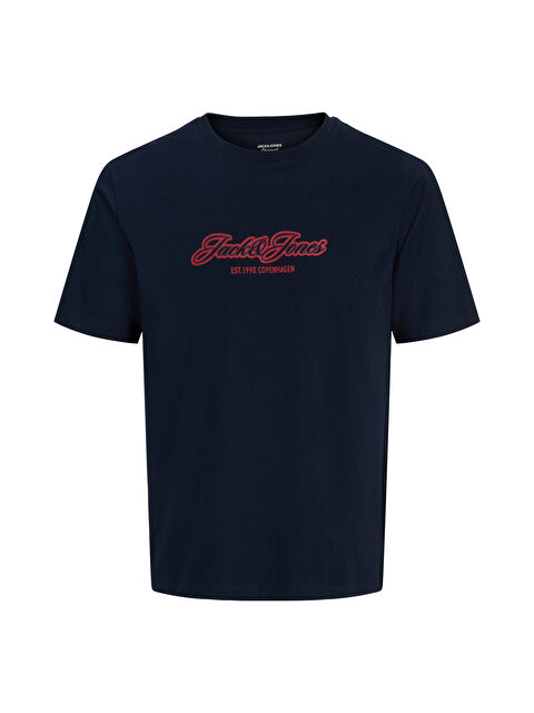 Jack & Jones Originals Baskılı % 100 Pamuk Regular Fit Bisiklet Yaka T Shirt 12297893 - S000515219-29672