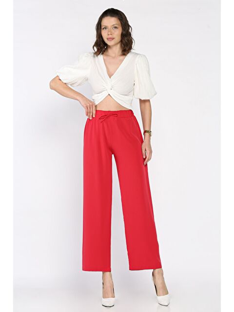 Gülseli Kadın Bel Lastikli Palazzo Pantolon - S000399304-20045