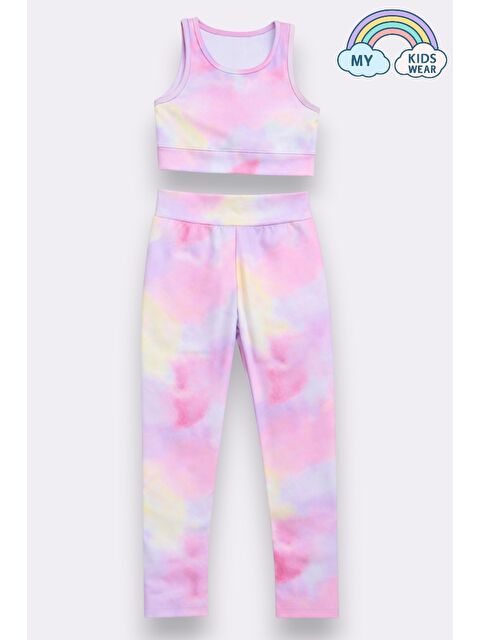 My Kids Wear Kız Çocuk Çok Amaçlı Desenli Mayo & Spor Takımı 12450 - S000501980-6346