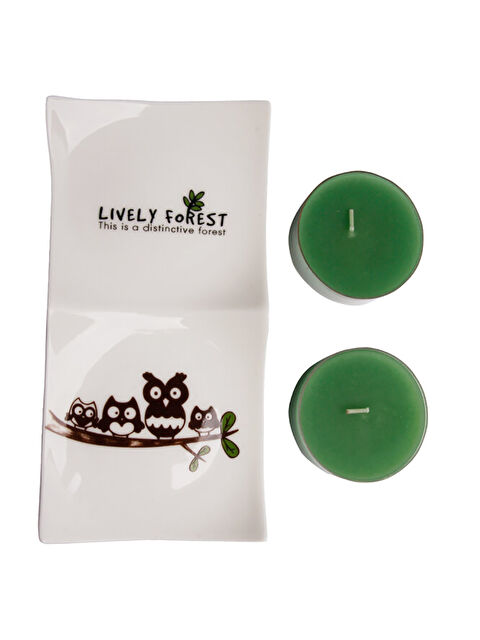 Biggdesign Tealight Mum Seti – Yeşil