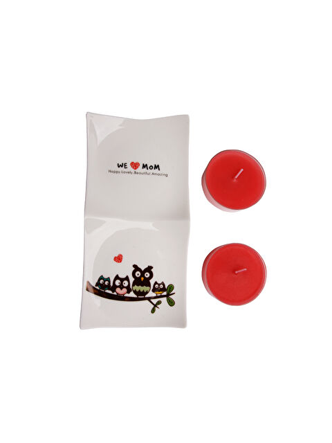 Biggdesign Tealight Mum Seti - Kırmızı