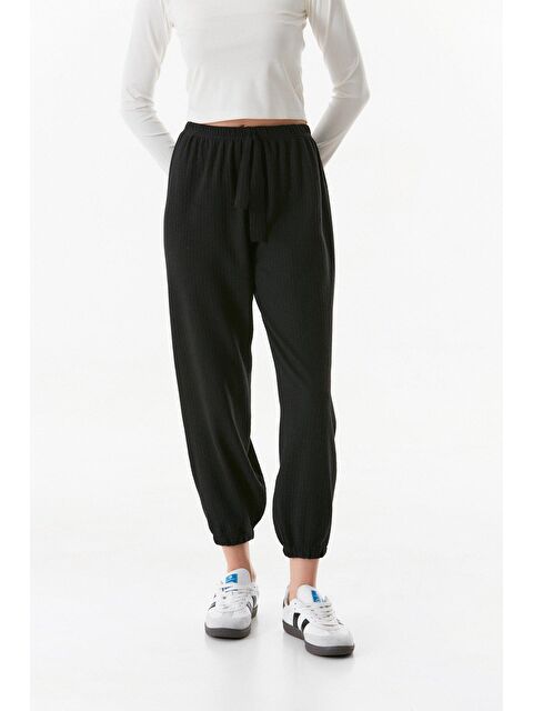 Fullamoda Fitilli Beli Lastikli Jogger Pantolon - S000246157-19351