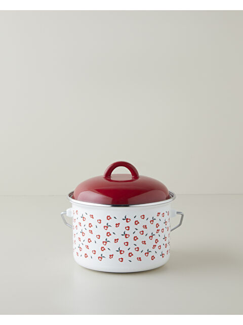 English Home Bright Parade Emaye Bakraç 16 cm Beyaz - S000511734-20063