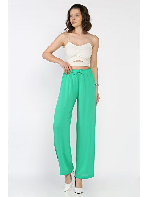 Gülseli Kadın Bel Lastikli Palazzo Pantolon - S000399304-18194